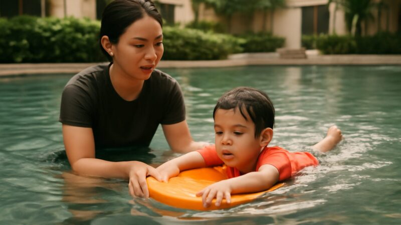 Teaching Your Child to Swim Safely