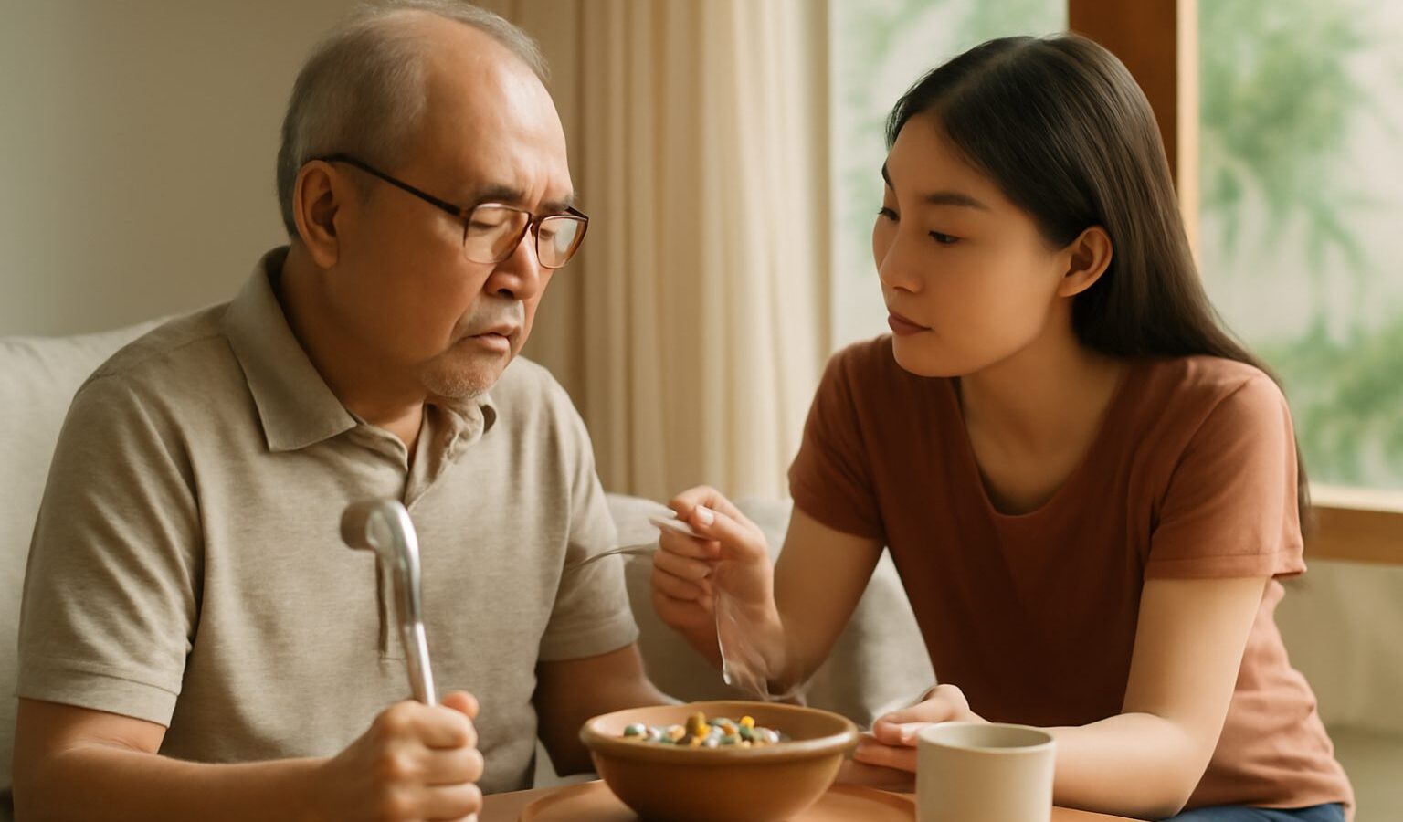 Caring for a Parent With Vision or Hearing Loss