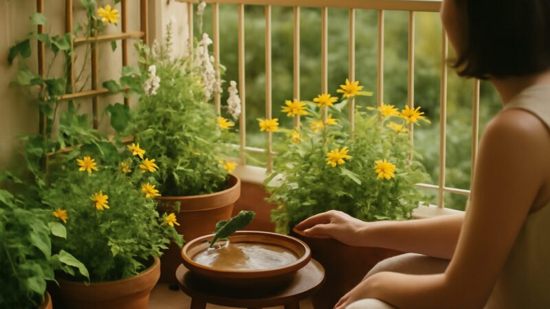 Creating a Wildlife-Friendly Balcony