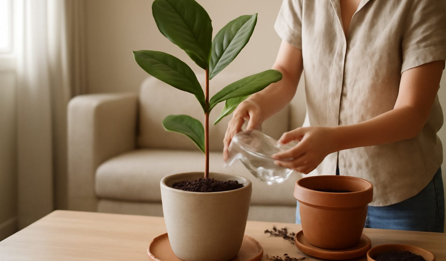 Helping a Plant Recover From Repotting Shock