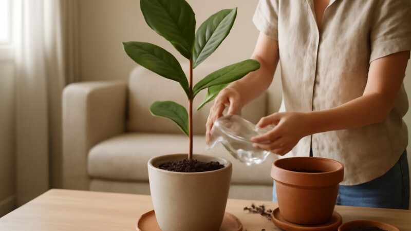 Helping a Plant Recover From Repotting Shock