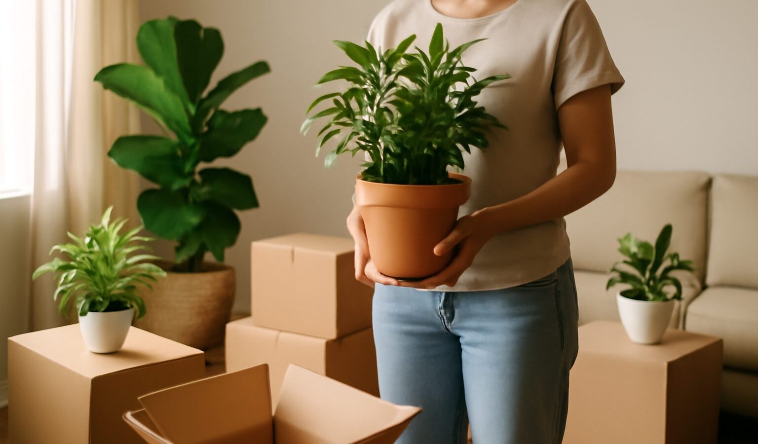 How to Move House With Your Plants