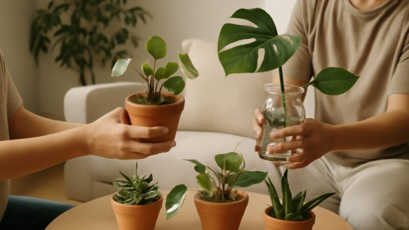 Plant Swaps and Sharing Cuttings