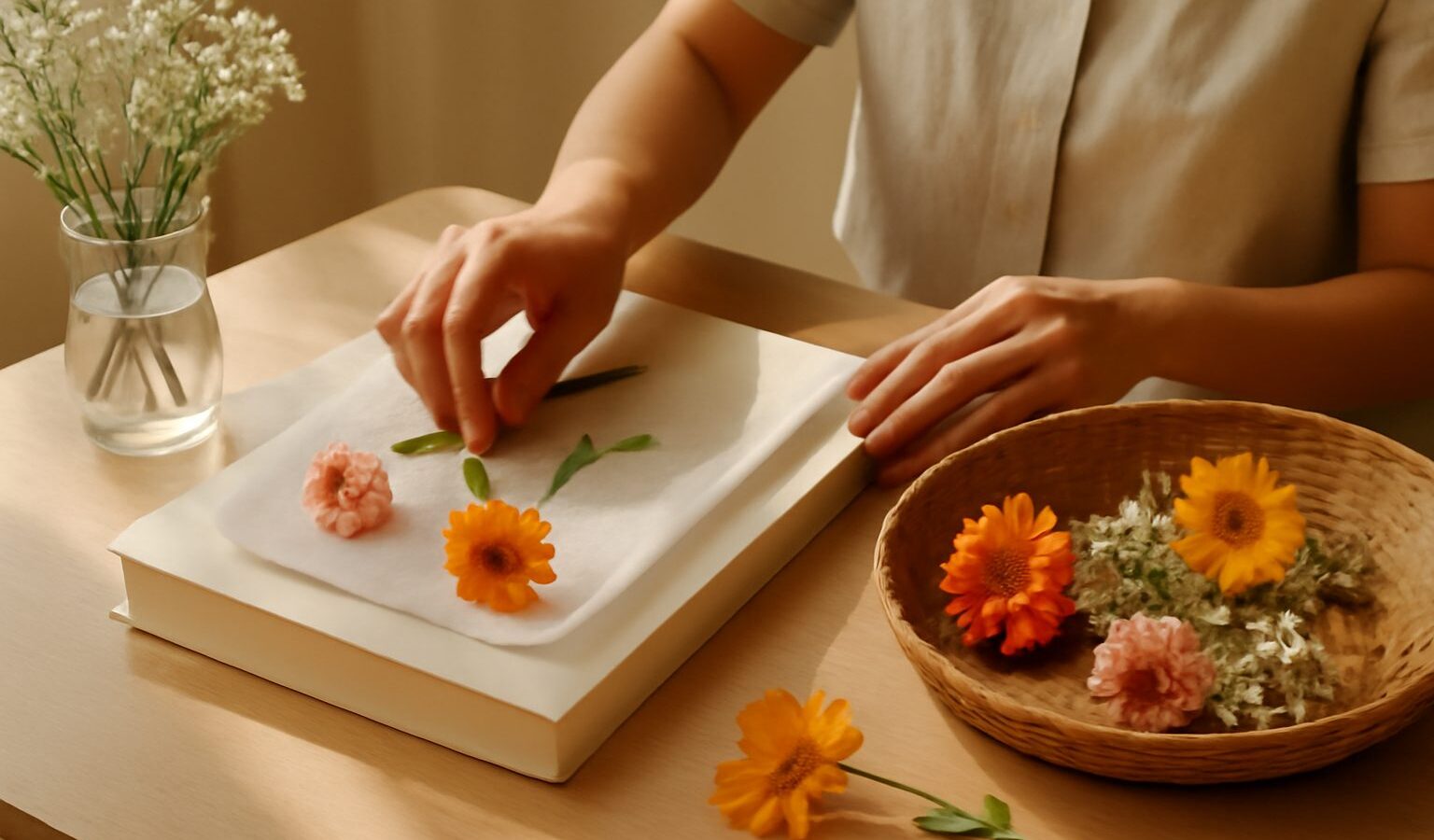 Pressing and Drying Flowers