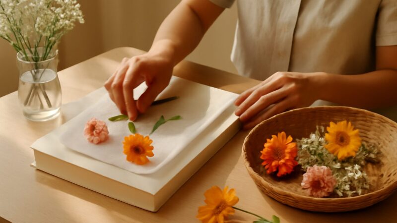 Pressing and Drying Flowers