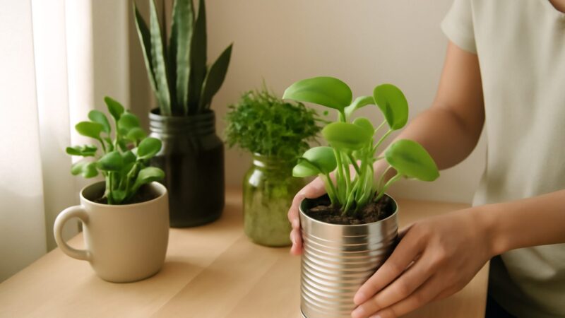 Upcycling Containers for Your Plants
