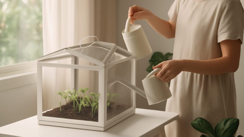 Using a Mini Greenhouse or Cloche