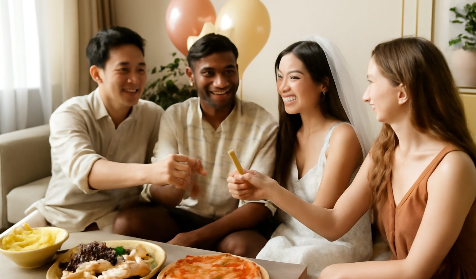 A Combined Bachelor and Bachelorette Party